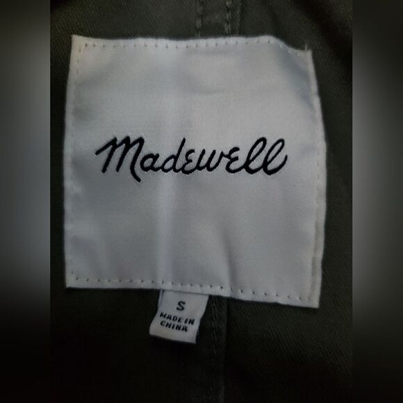 Madewell olive green surplus fatigue cargo jacket lightweight size small - Picture 7 of 13